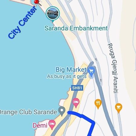 Ona Apartament Sarandë Buitenkant foto